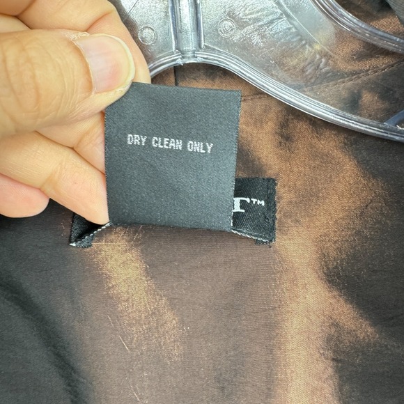 Cachet Blouse Womens 10 Wrap Tie Crinkle Crepe Evening Event Career Holiday Zip - Picture 7 of 11